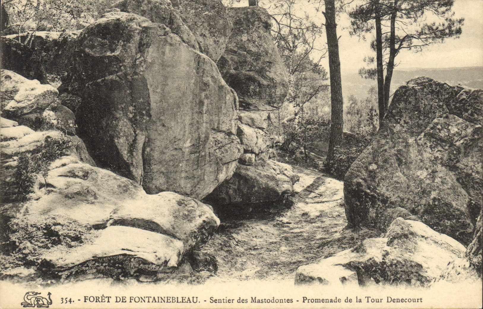 Forêt de Fontainebleau — Sentier des Mastodontes — Promenade de la Tour Denecourt — n° 354