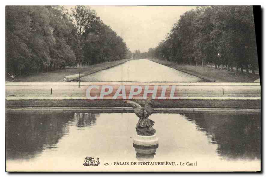 Palast von Fontainebleau — Der Kanal — CPAPHIL n°47