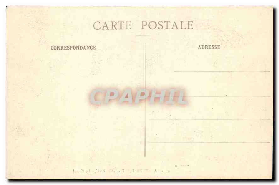 Palast von Fontainebleau — Der Kanal — CPAPHIL n°47 — Rückseite