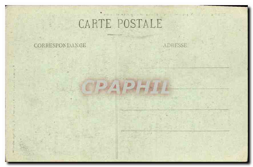Pont-à-Mousson pendant la Guerre — Caisse d'Épargne et Postes — Papeterie Nouvells — Rückseite