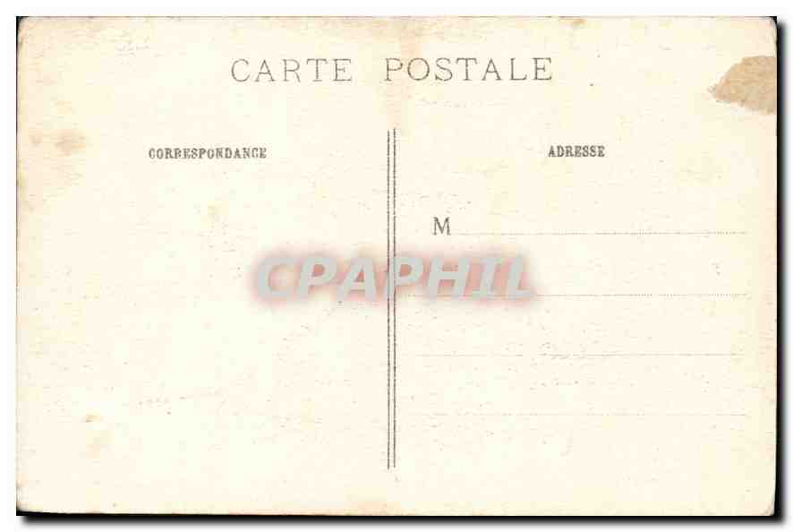 Zerstörtes Mühle in Monchy-près d'Arras — Pas-de-Calais — Visa 1 Paris, J. Courcier, 8 rue Simon-le-Franc — Rückseite