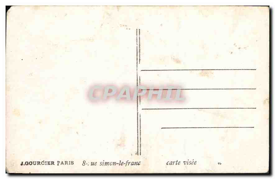 CPA La Guerre 1914 15 Gst de Casteinau Gst Joffre  — Rückseite