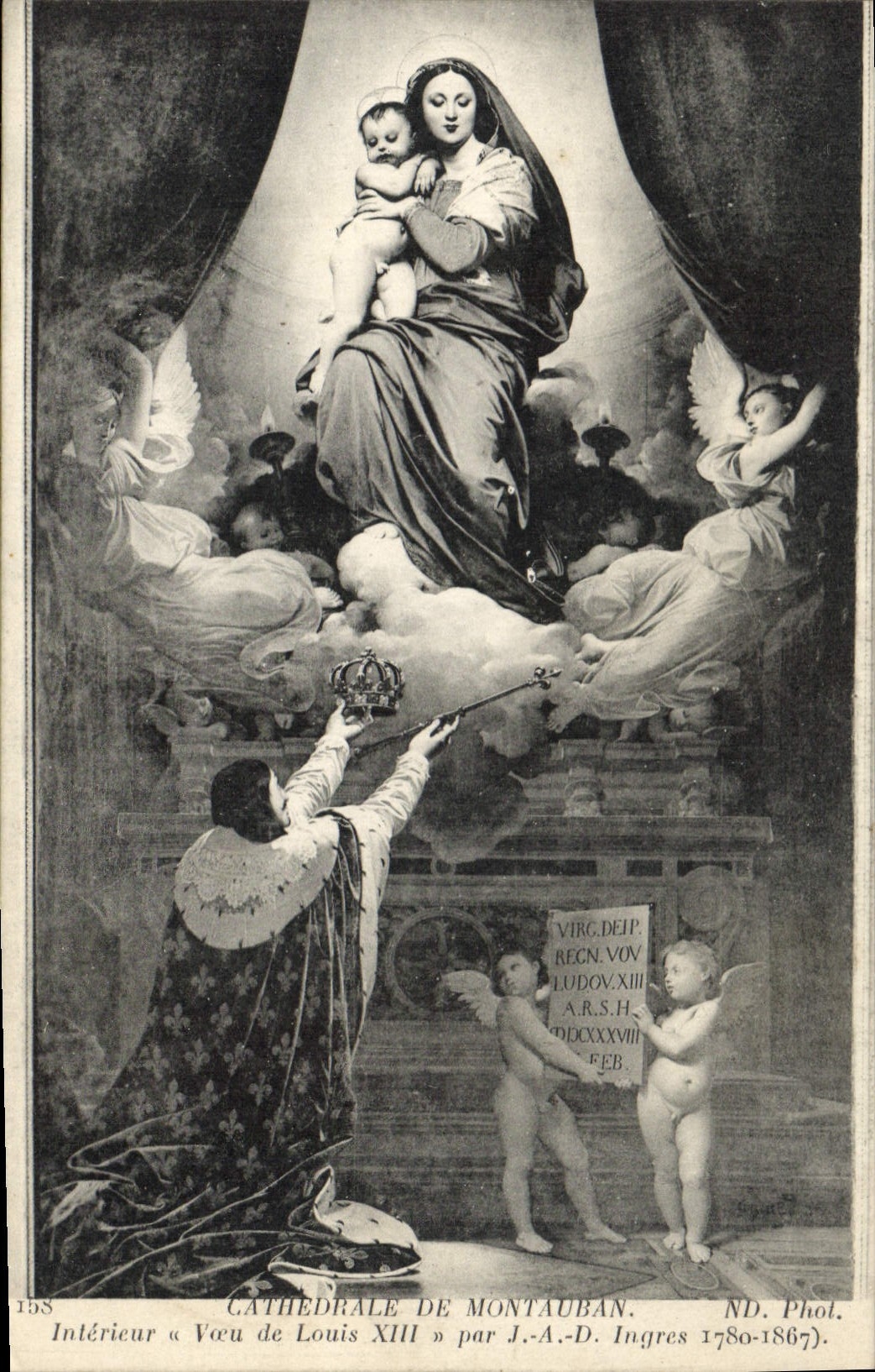 Intérieur « Vœu de Louis XIII » — Cathédrale de Montauban — par J.-A.-D. Ingres (1780-1867)