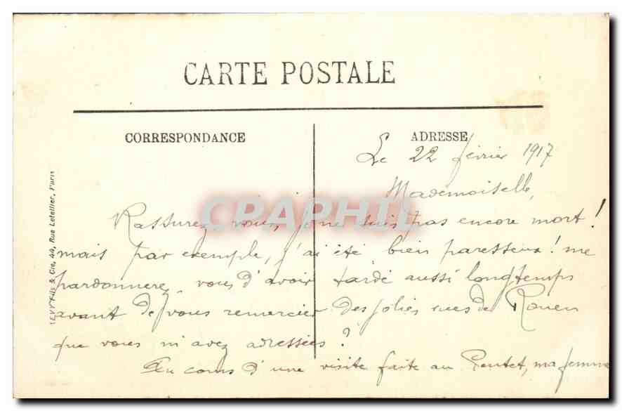 CPA Remiremont Panorama pris du Parmont  — Rückseite