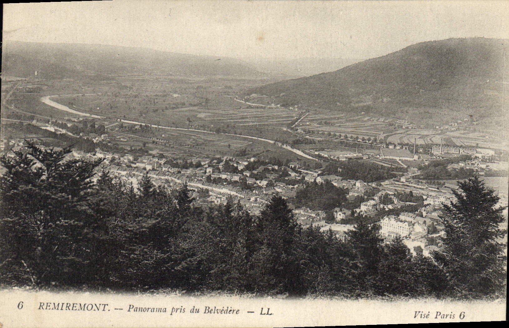 CPA Remiremont Panorama pris du Belvedere 