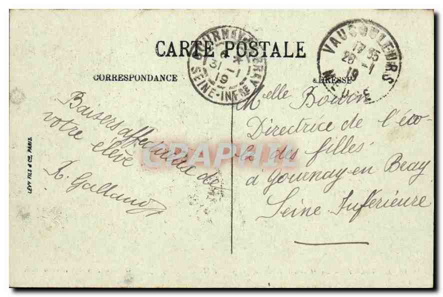 CPA Domremy Le Maison de Jeanne d'Arc Le Musee  — Rückseite