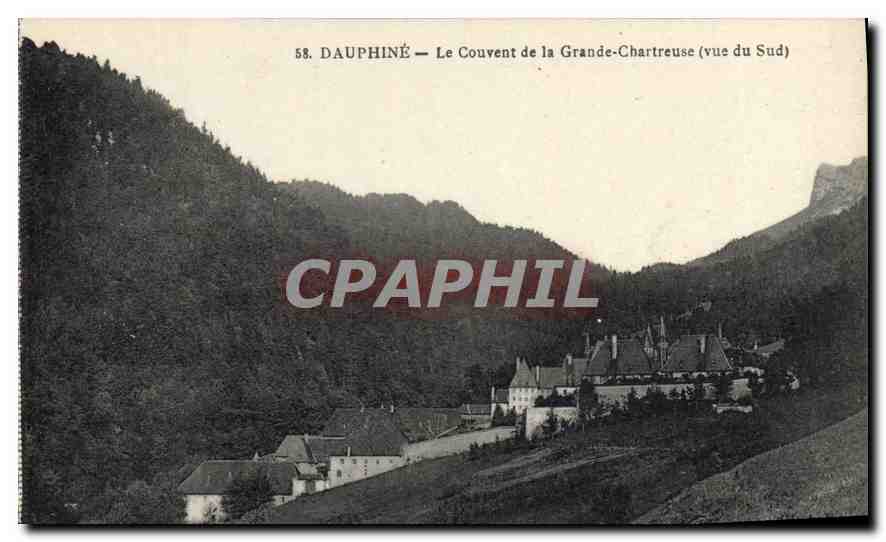 Dauphiné — Le Couvent de la Grande-Chartreuse (vue du Sud)