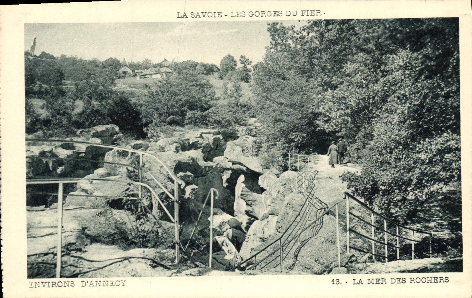 Die Schluchten des Fier — Das Meer der Felsen — L. Frunz, Verlag, in Annemasse (Haute-Savoie)