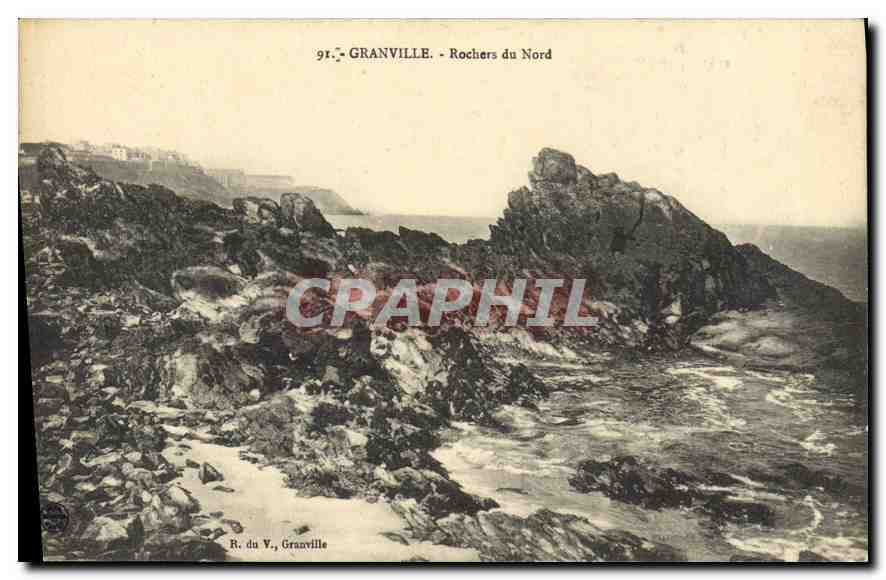 CPA Granville Rochers du Nord 