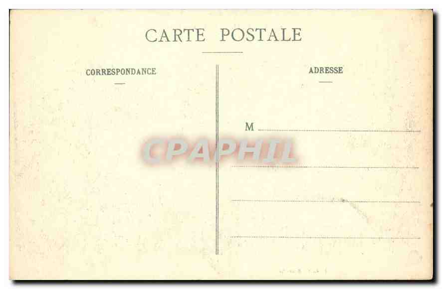 CPA Granville Rochers du Nord  — Rückseite