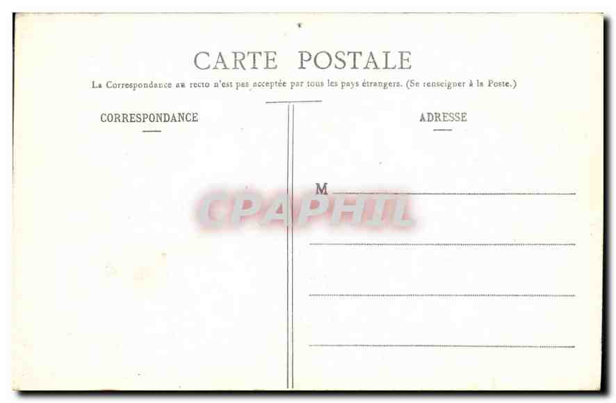CPA Environs d'Areis Poivres pres du Camp de Mailly l'Eglise Monument hostorique  — Rückseite