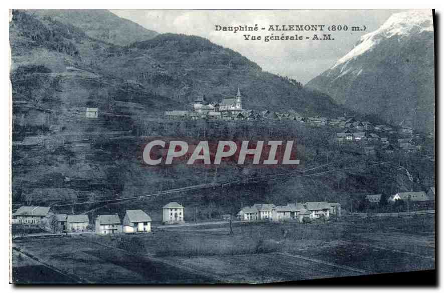 Dauphiné - ALLEMONTE (800 m.) - Vue générale - A.M.