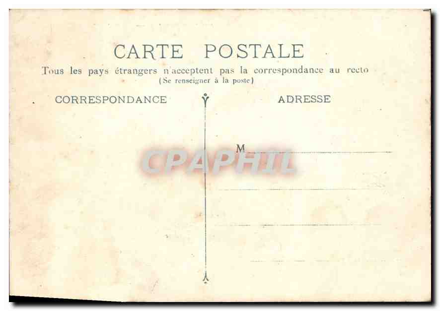 CPA Bordeaux l'Hotel de Ville  — Verso