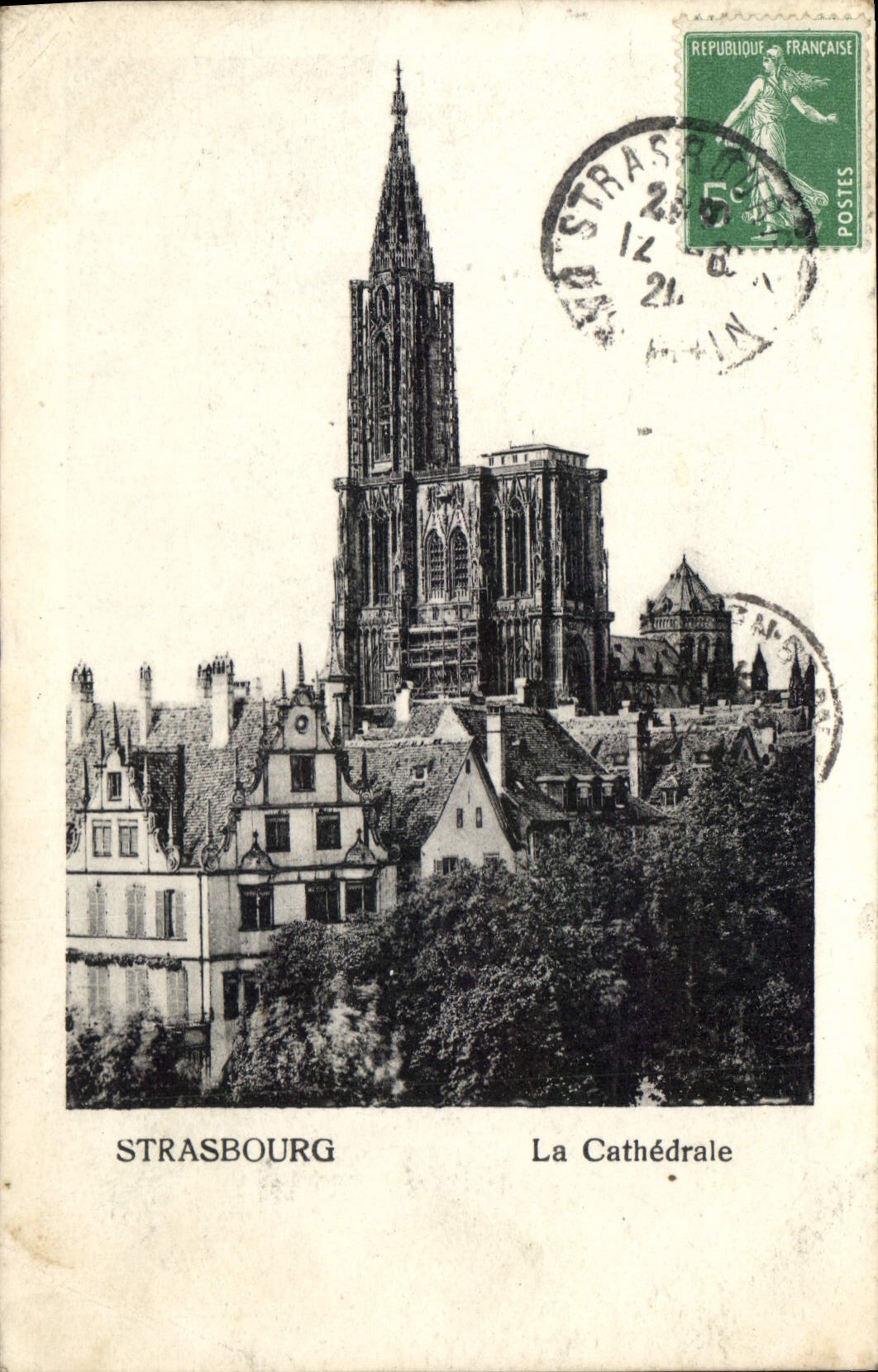 CPA Strasbourg La Cathedrale 