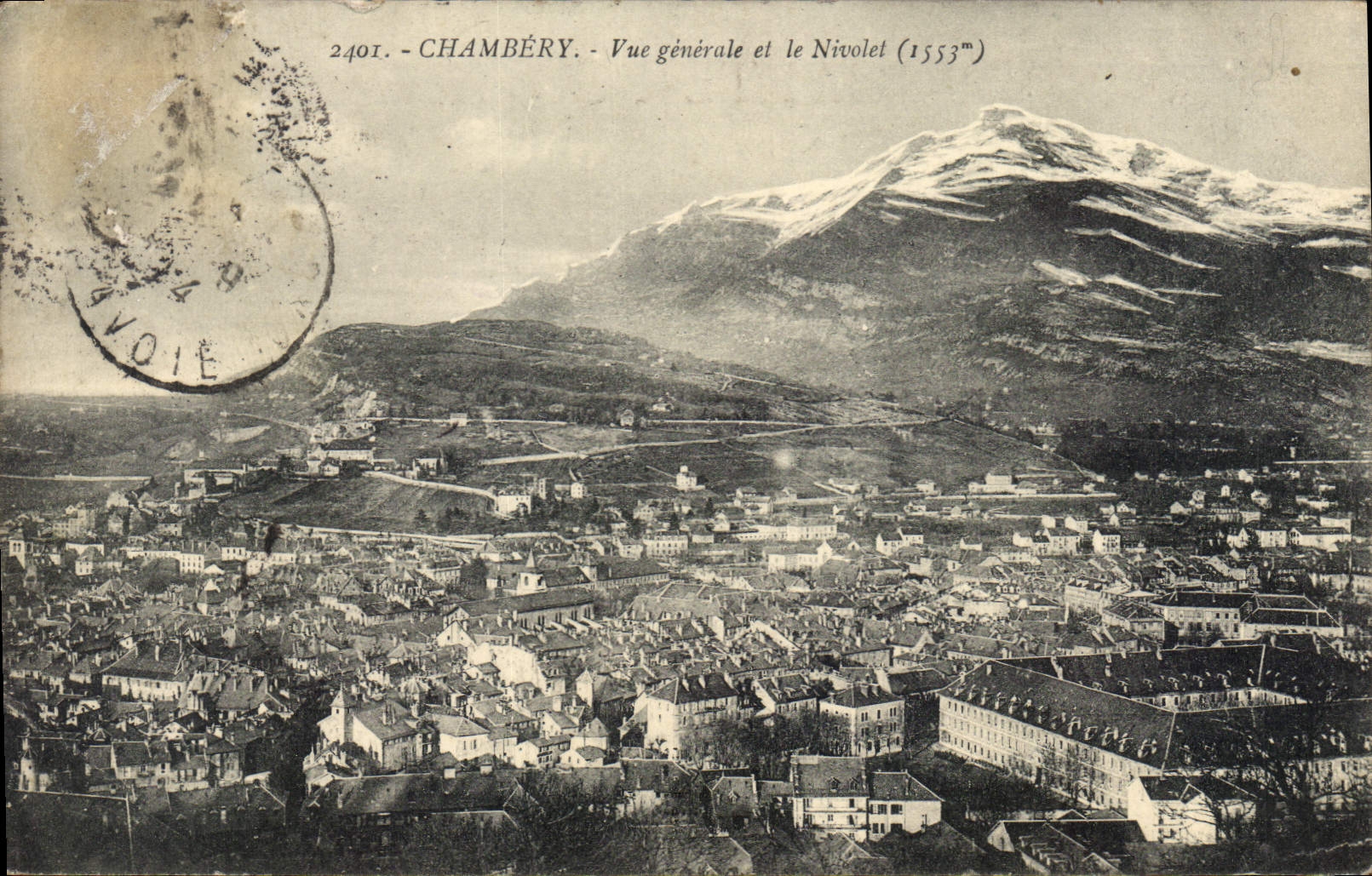 CPA Chambery Vue generale et la Nivolet 