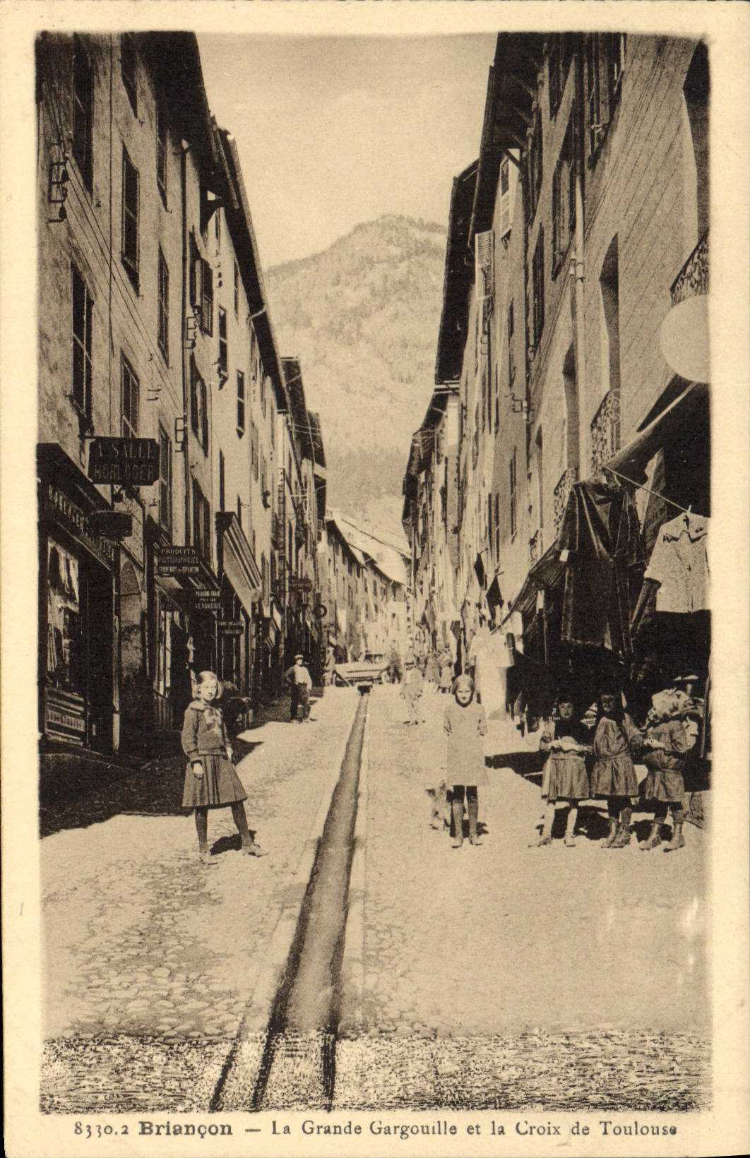 Briançon — La Grande Gargouille et la Croix de Toulouse — éditeur A. Houartier, Grenoble