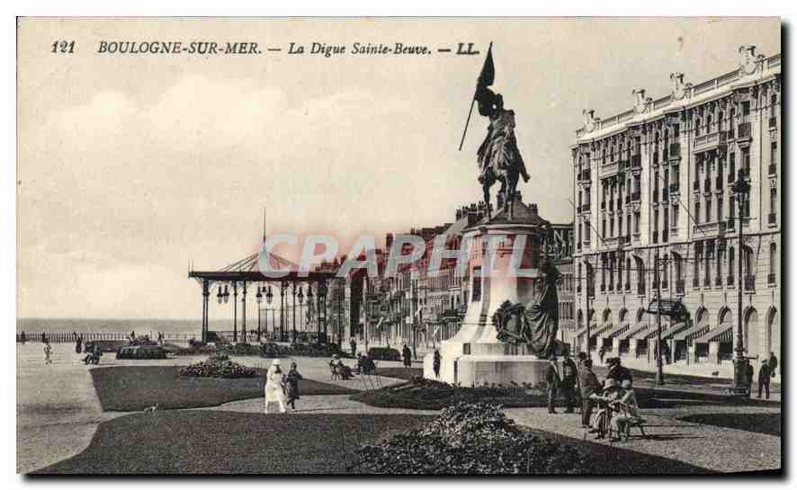 Boulogne-sur-Mer — La Digue Sainte-Beuve — LL, n°121