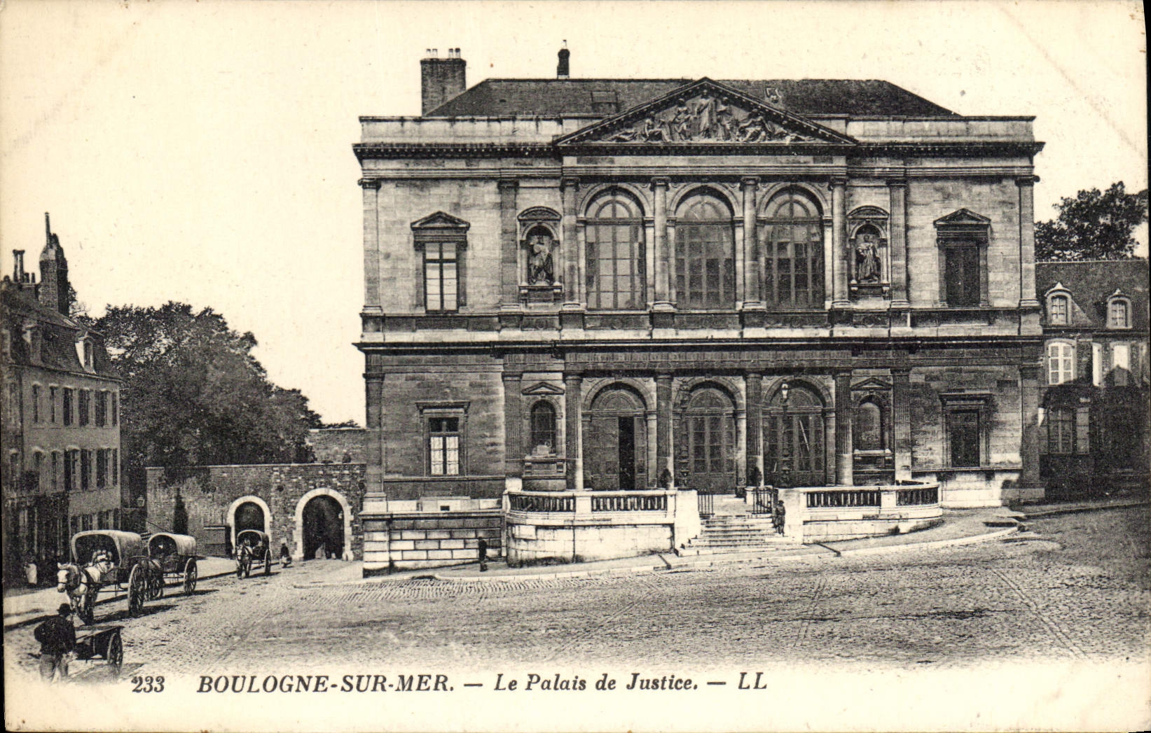 CPA Boulogne sur Mer Le Palais de Justice 