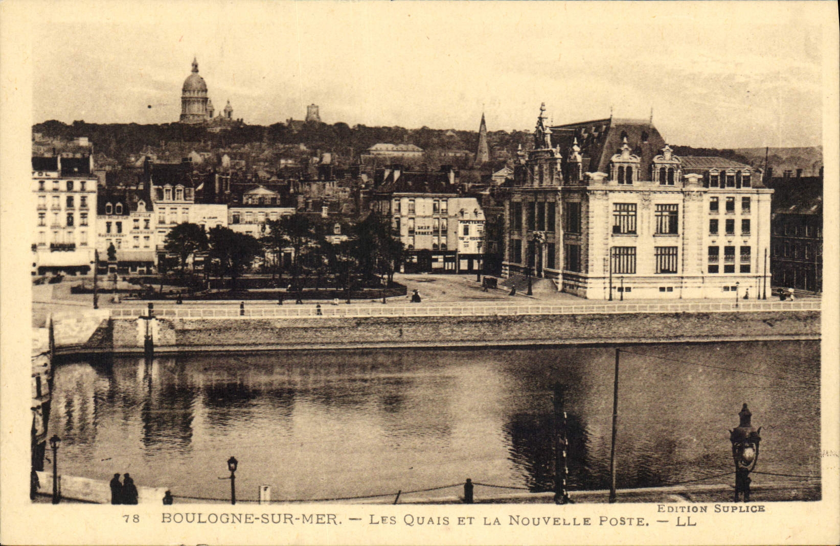 Boulogne-sur-Mer — Les Quais et la Nouvelle Poste — Édition Suplice, n°78
