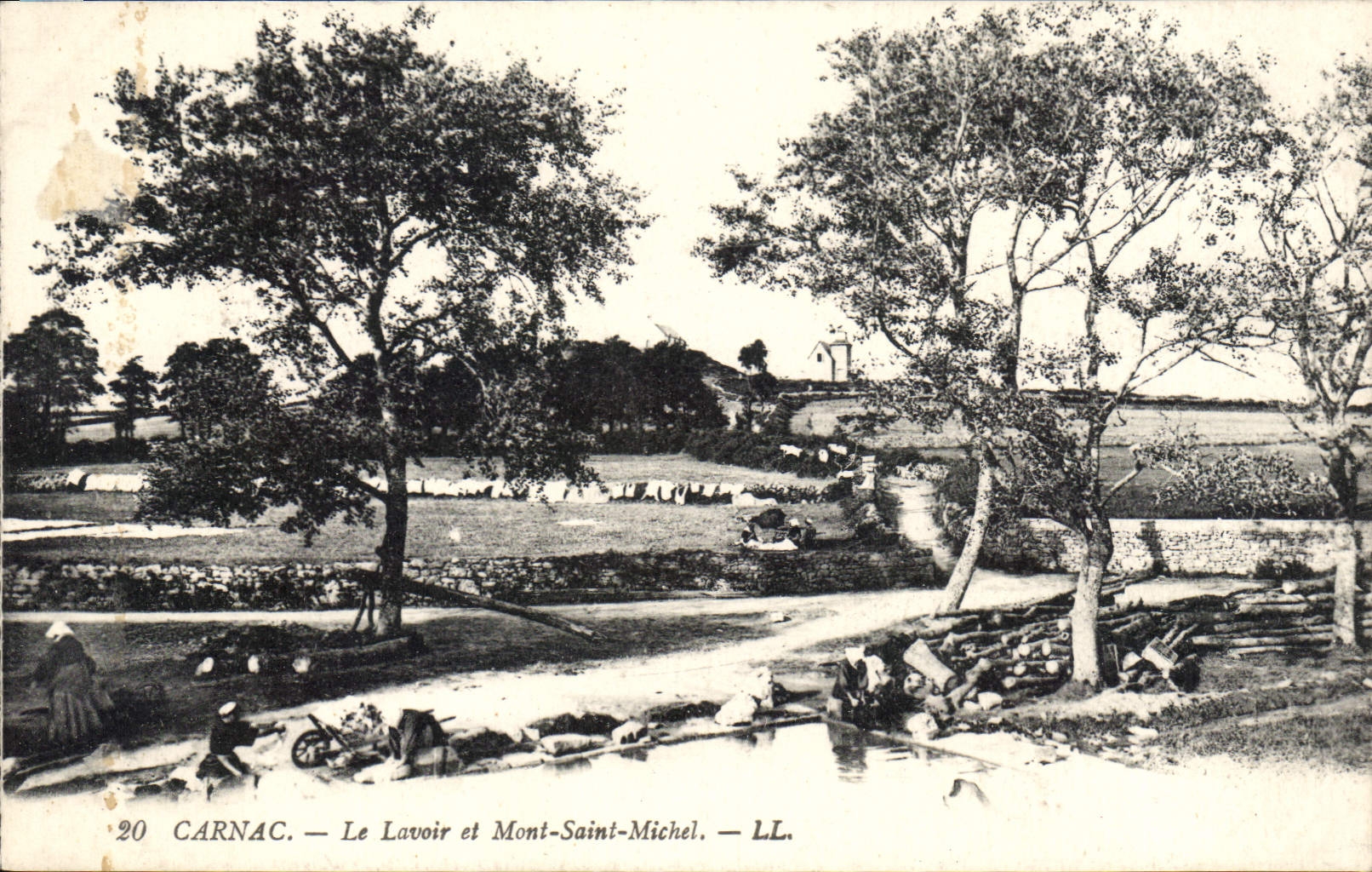 Carnac — Le Lavoir et Mont-Saint-Michel — LL.