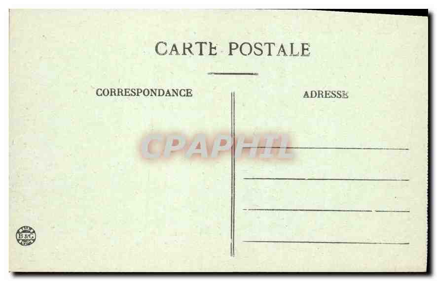 CPA Chambery La Leysse et le Palais de Justice Cafe de la terrasse — Rückseite