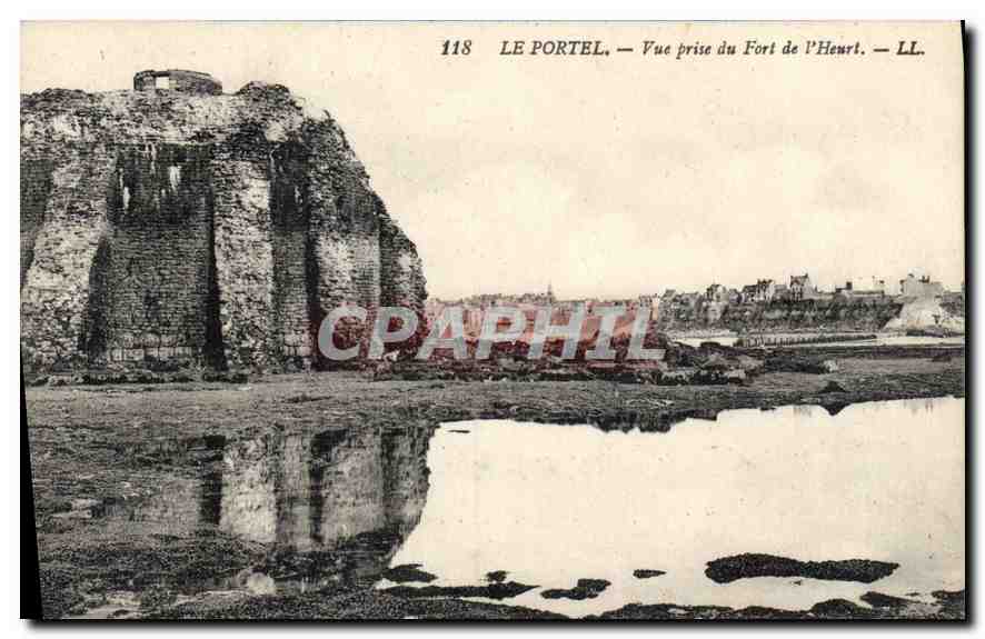 CPA Le Portel Vue prise du Fort de l'Heurt 