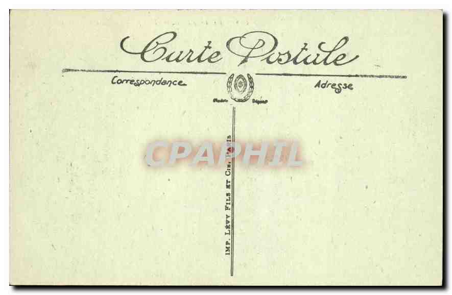 CPA Le Portel Vue prise du Fort de l'Heurt  — Verso