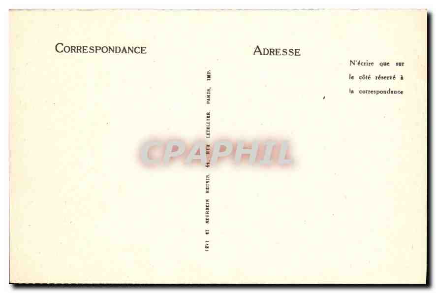 CPA Lourdes Sommet du Pic du Jer La Croix  — Verso