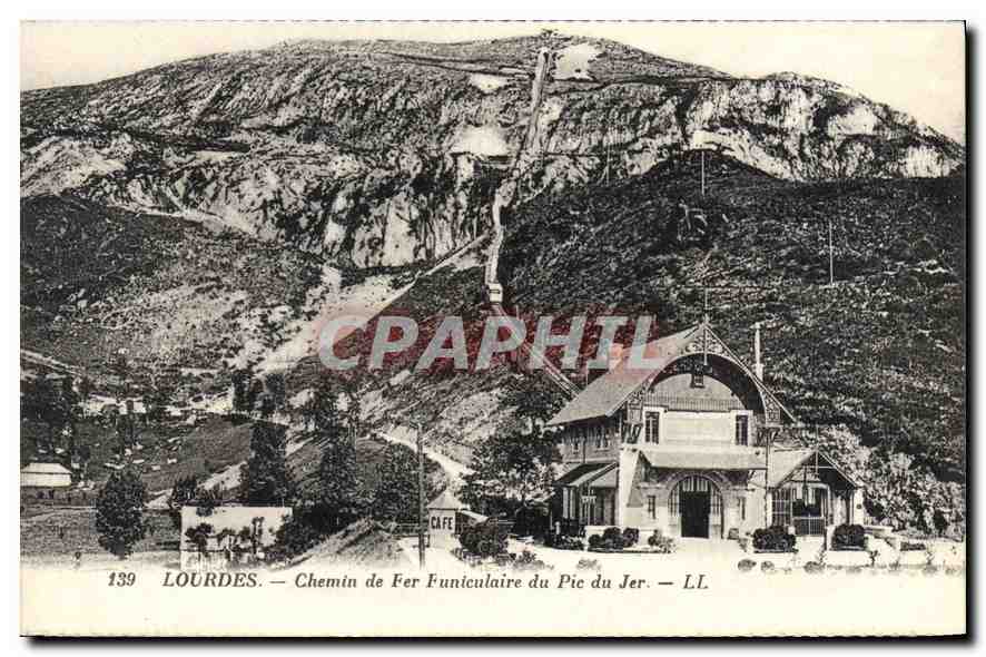 CPA Lourdes Chemin de Fer Funiculaire du Pic du Jer 