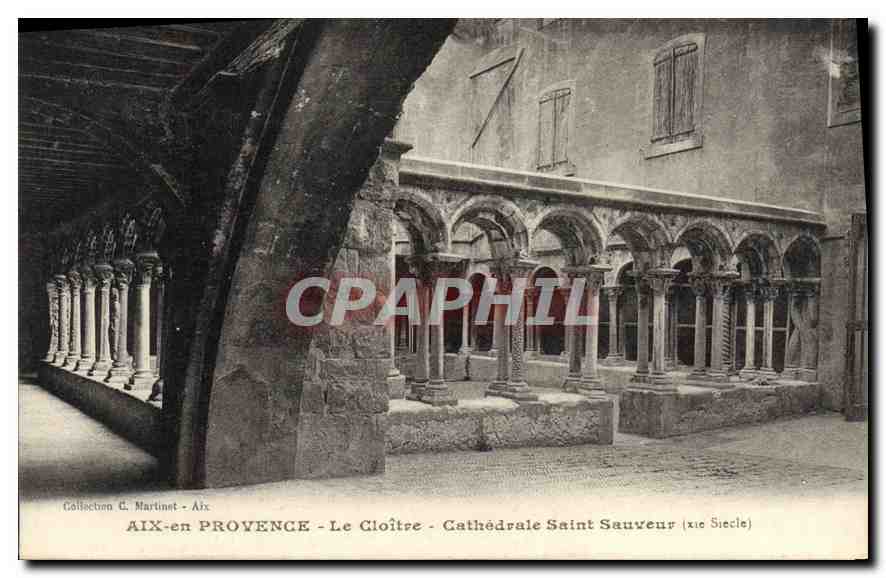 AIX-en PROVENCE - Le Cloître - Cathédrale Saint Sauveur (xie Siècle) - Collection C. Martinet - Aix
