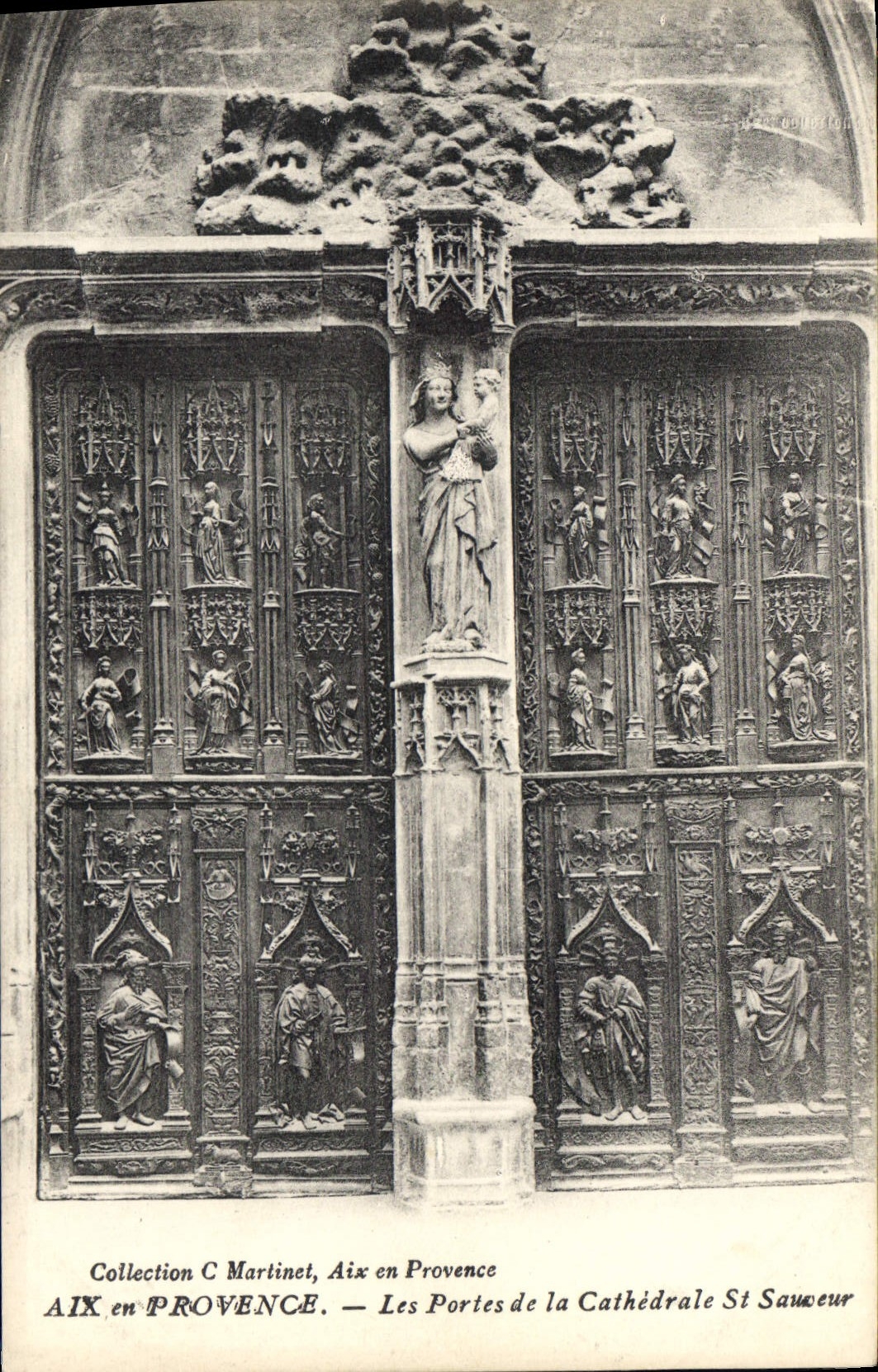 Aix en Provence — Les Portes de la Cathédrale St Sauveur — Collection C Martinet