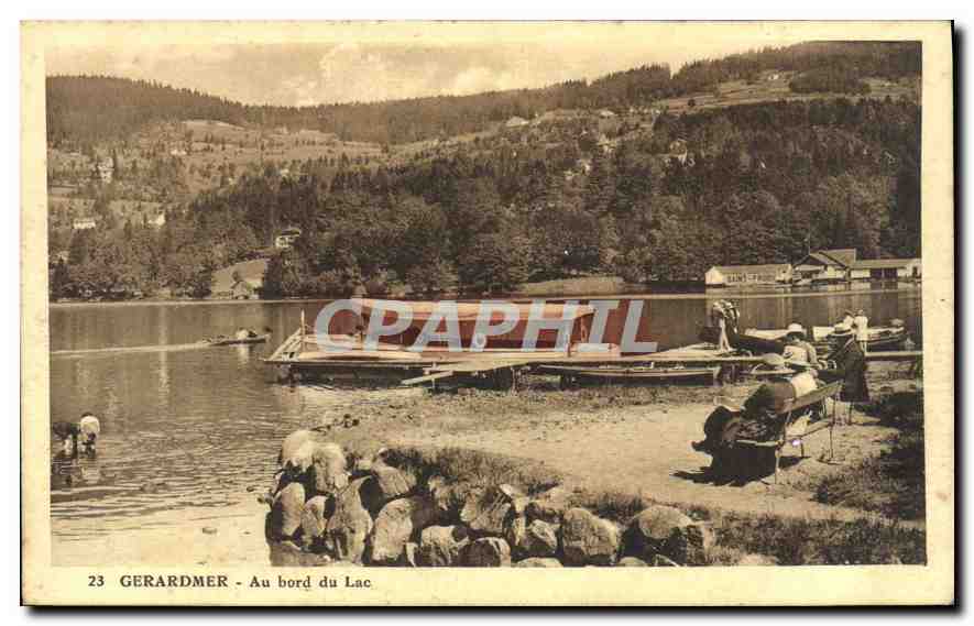 CPA Gerardmer Au bord du Lac 