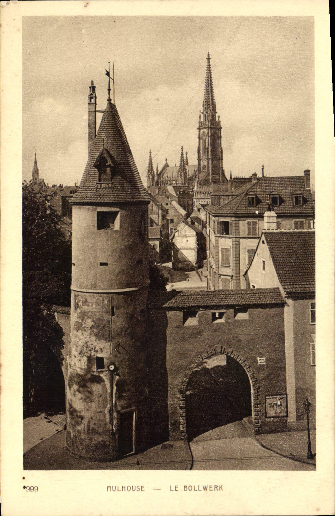 Mulhouse — Le Bollwerk — éditeur BRAUN & Cie