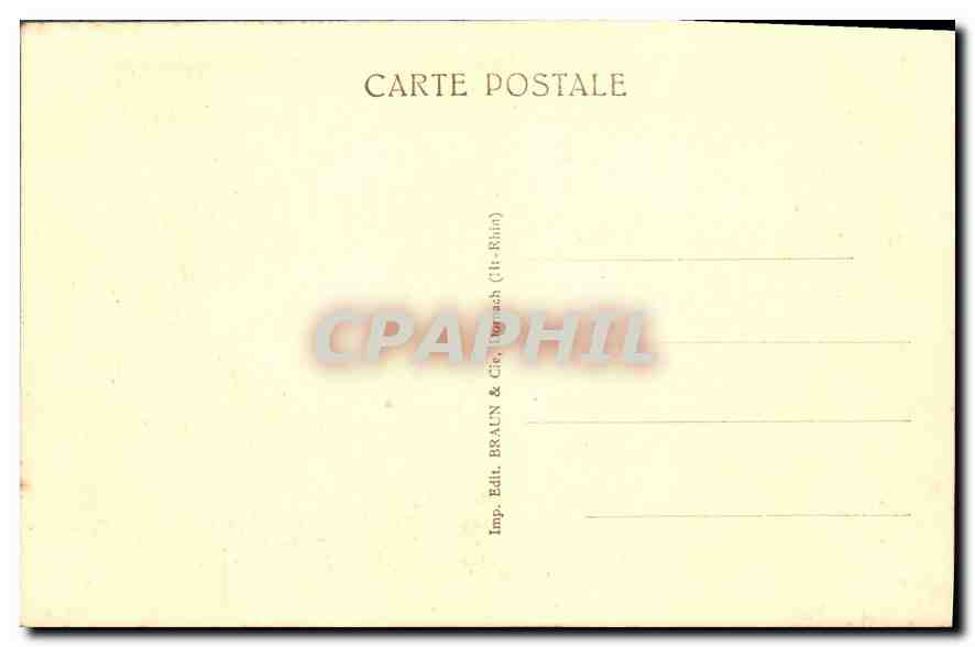 Mulhouse — Le Bollwerk — éditeur BRAUN & Cie — Verso