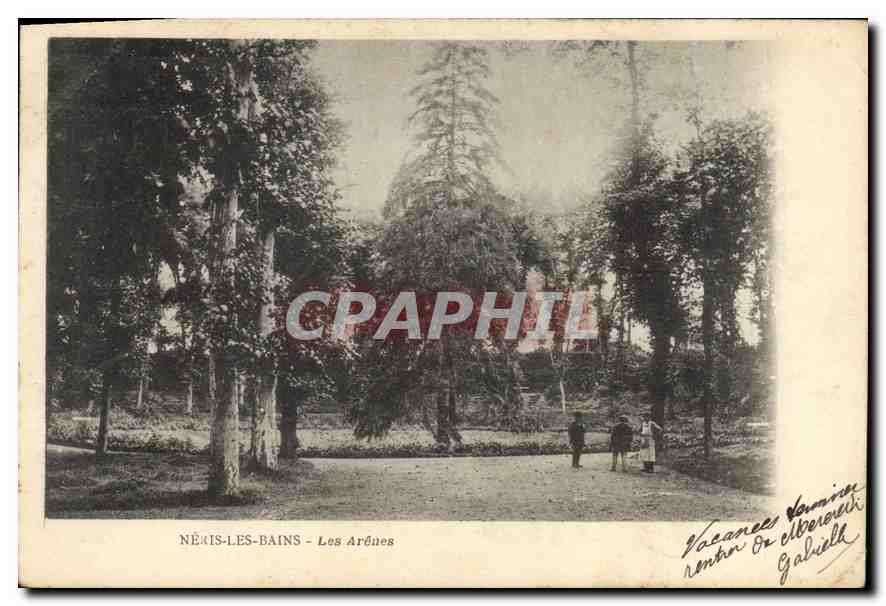 CPA Neris les Bains Les Arenes 