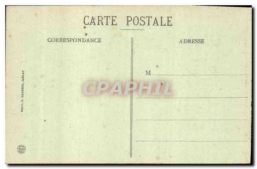 Château féodal de Castelnaud (en Sarladais) — Village sur rocher dominant la Dordogne — P.D.S. — Rückseite