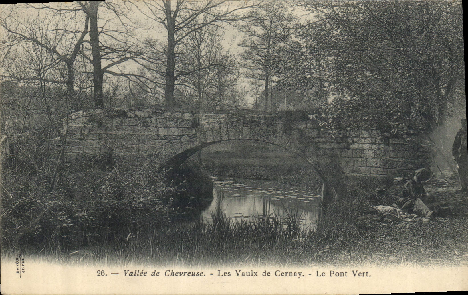CPA Vallee de Chevreuse Les Vaulx de Cernay Le Pont Vert 