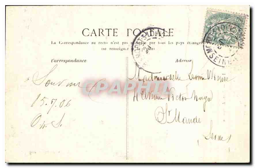 Moret-sur-Loing — Porte de Samois — J. Priland — Reverso