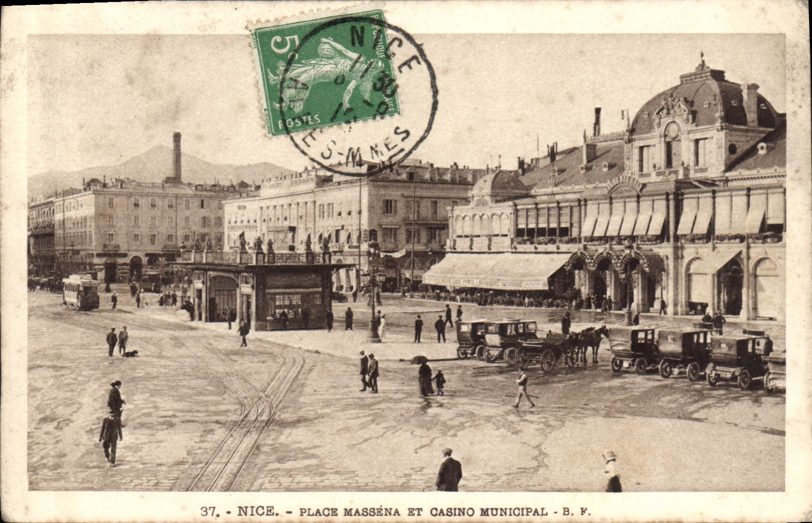 CPA Nice Place Massena et Casino Municipal 