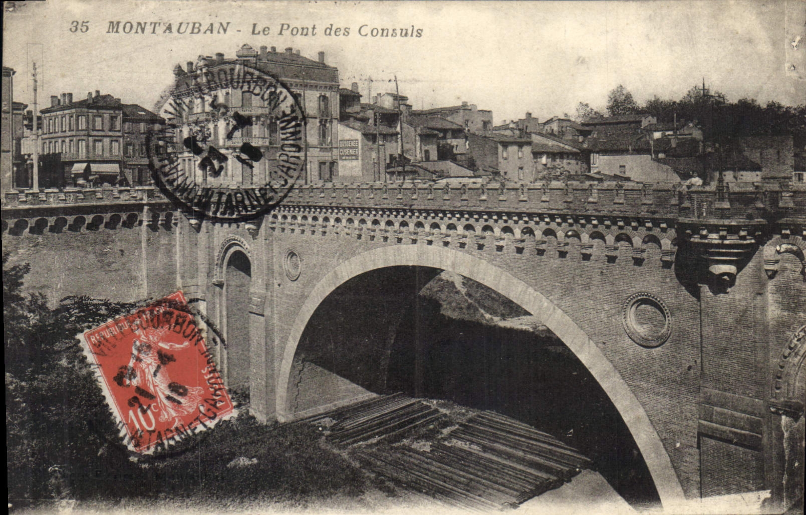 CPA Montauban Le Pont des Consuls 