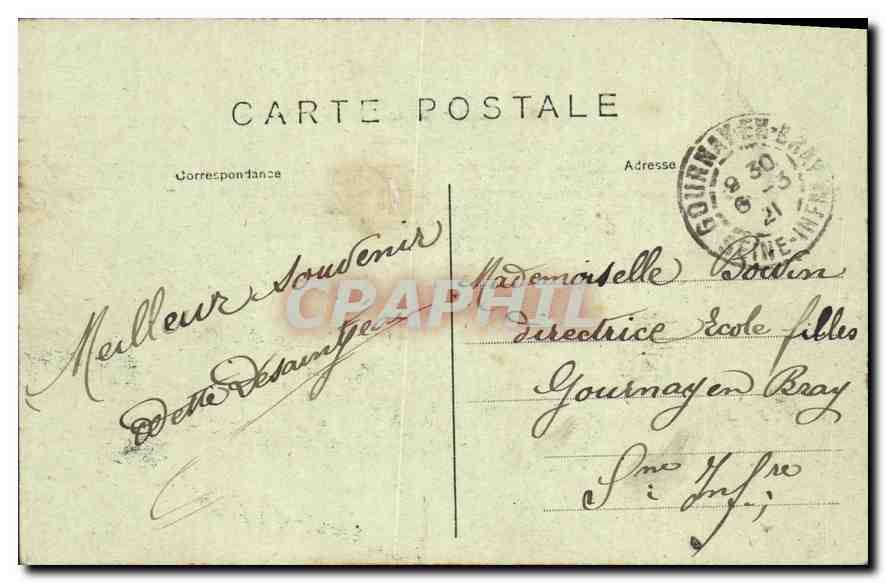 CPA Paris Le Grand Palais  — Rückseite