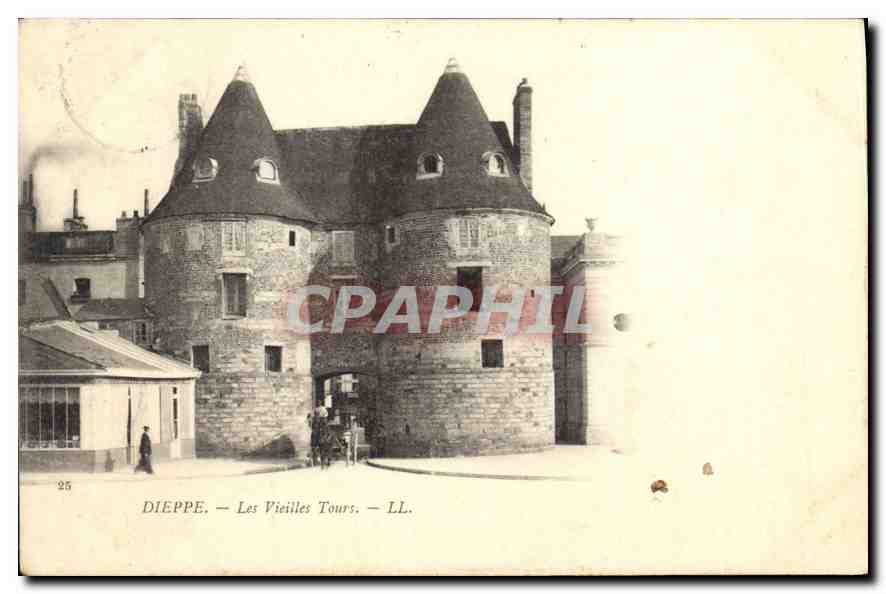 CPA Dieppe Les Vieilles Tours 