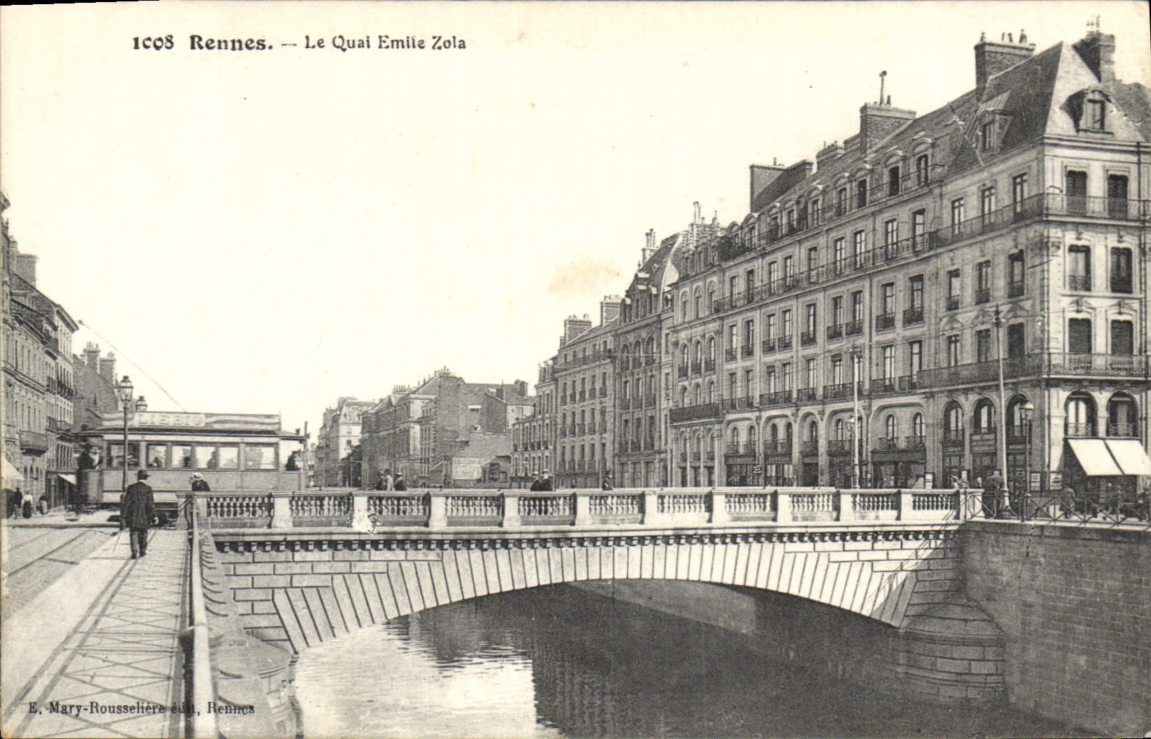 Rennes — Le Quai Émile Zola — E. Mary-Rousselière, Rennes