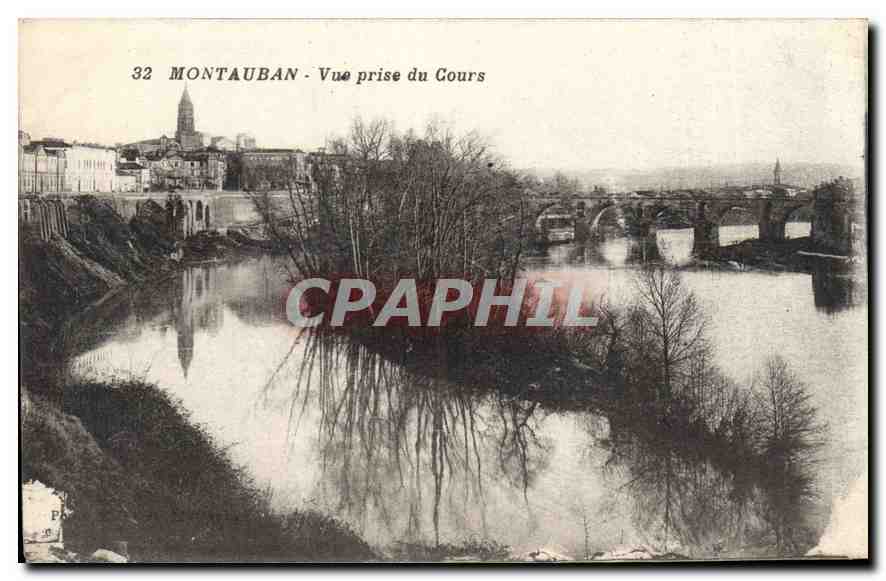 CPA Montauban Vue prise du Cours 