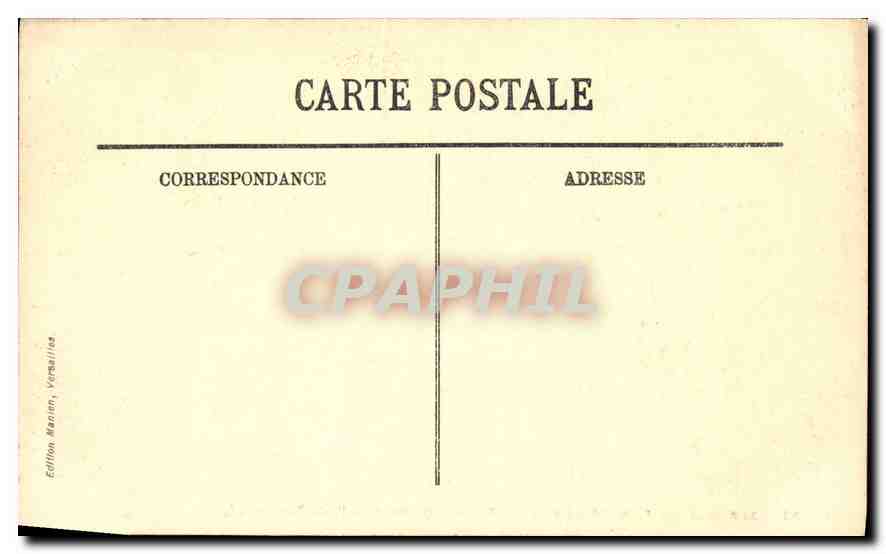 CPA Jardins de Versailles Le Bassin d'Apollon et le Tapis Vert  — Rückseite