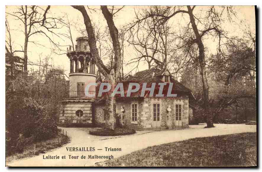 Versailles — Trianon — Laiterie et Tour de Malborough