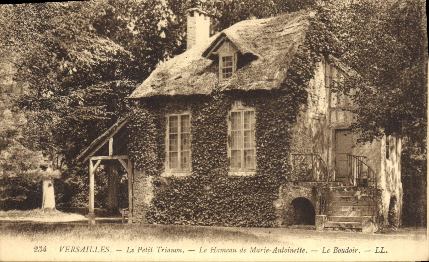 Versailles — Le Petit Trianon — Le Hameau de Marie-Antoinette — Le Boudoir — LL. — N° 234