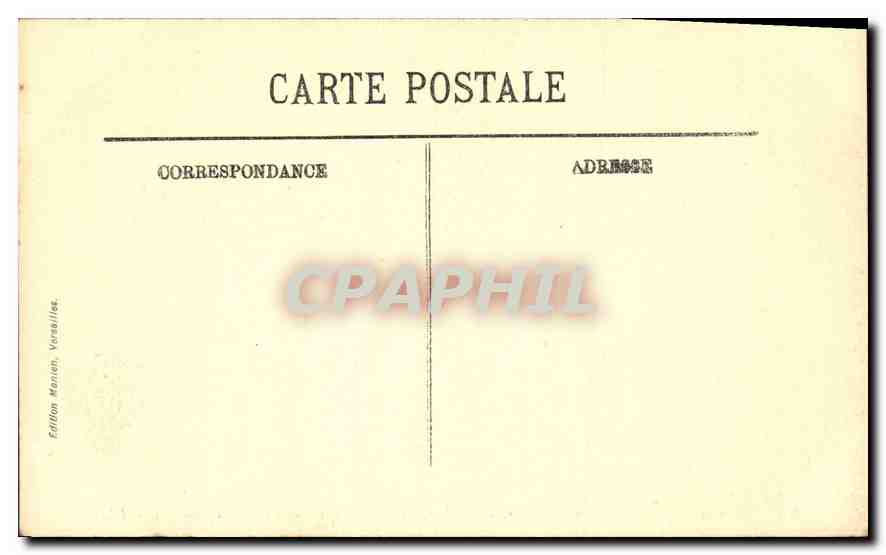 Versailles — Le Petit Trianon — Le Hameau de Marie-Antoinette — Le Boudoir — LL. — N° 234 — Rückseite