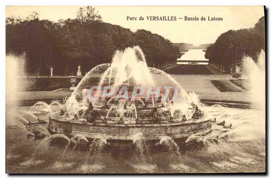 CPA Parc de Versailles Bassin de Latone 