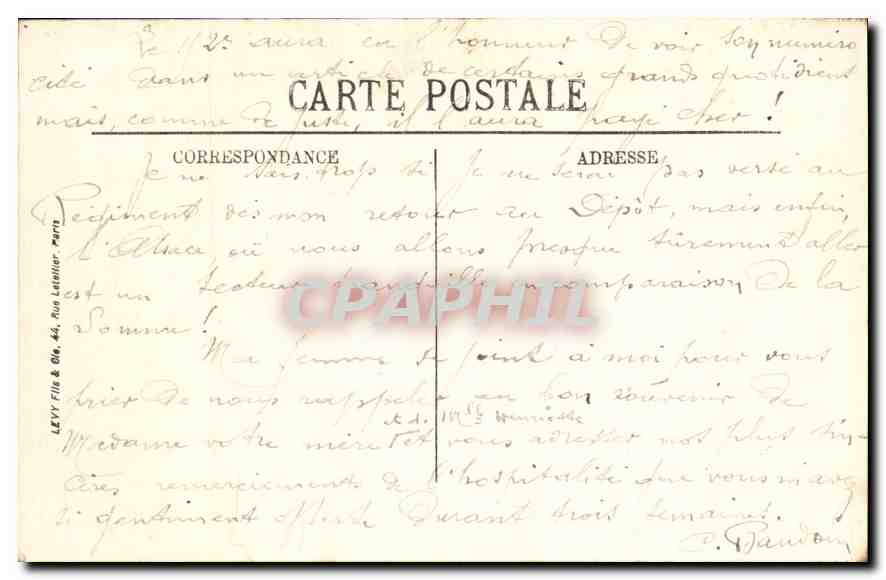 CPA Epinal La Maison Romaine La Bibliotheque  — Rückseite